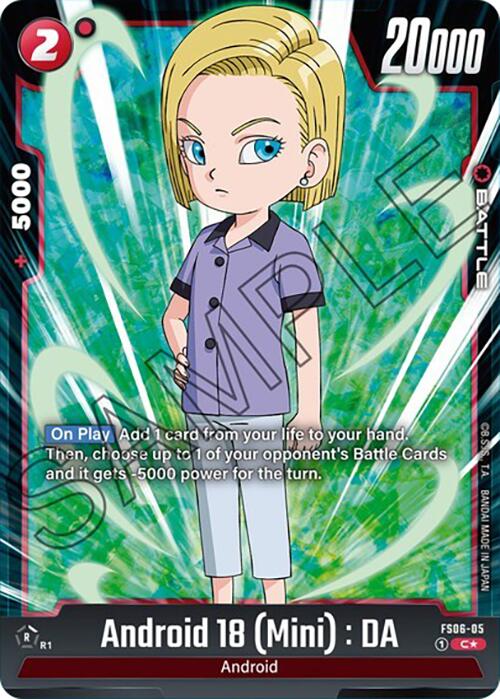 Android 18 (Mini) : DA (Bonus Pack Alternate Art) [Starter Deck: Son Goku (Mini)] | Total Play