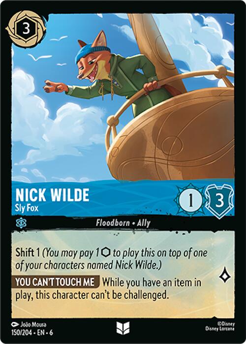 Nick Wilde - Sly Fox (150/204) [Azurite Sea] | Total Play