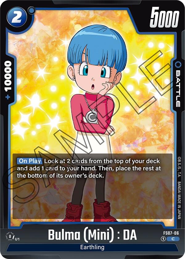 Bulma (Mini) : DA [Starter Deck: Vegeta (Mini)] | Total Play