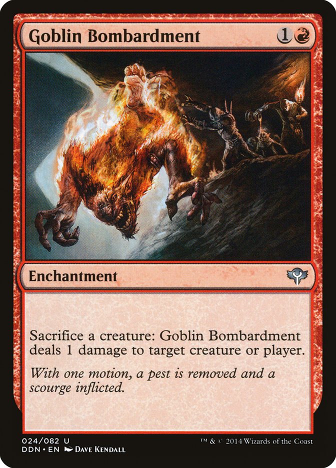 Goblin Bombardment [Duel Decks: Speed vs. Cunning] | Total Play