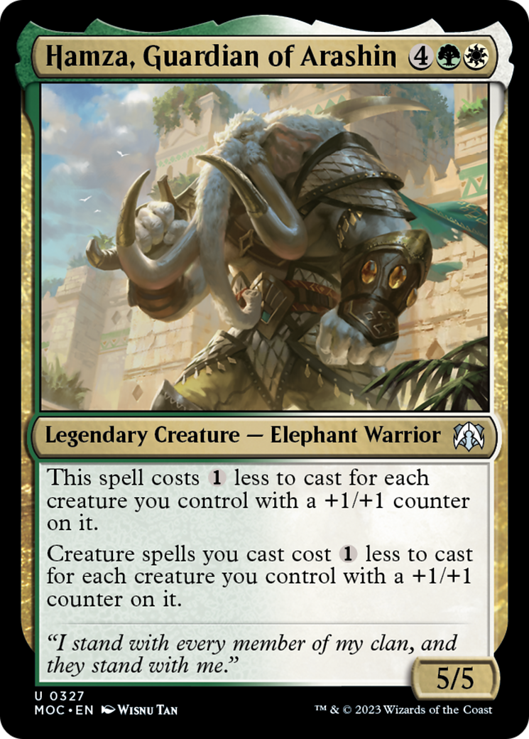 Hamza, Guardian of Arashin [March of the Machine Commander] | Total Play