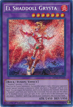 El Shaddoll Grysta [MP15-EN160] Secret Rare | Total Play