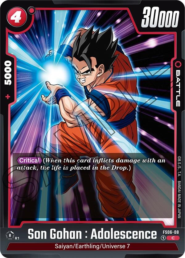 Son Gohan : Adolescence [Starter Deck: Son Goku (Mini)] | Total Play
