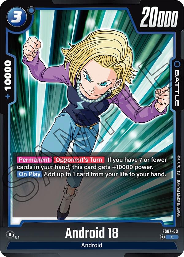 Android 18 [Starter Deck: Vegeta (Mini)] | Total Play