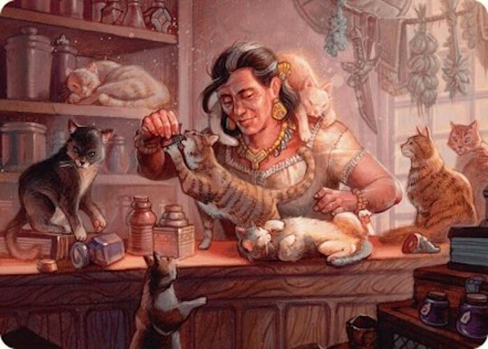 Cat Collector Art Card (1/54) [Foundations Art Series] | Total Play