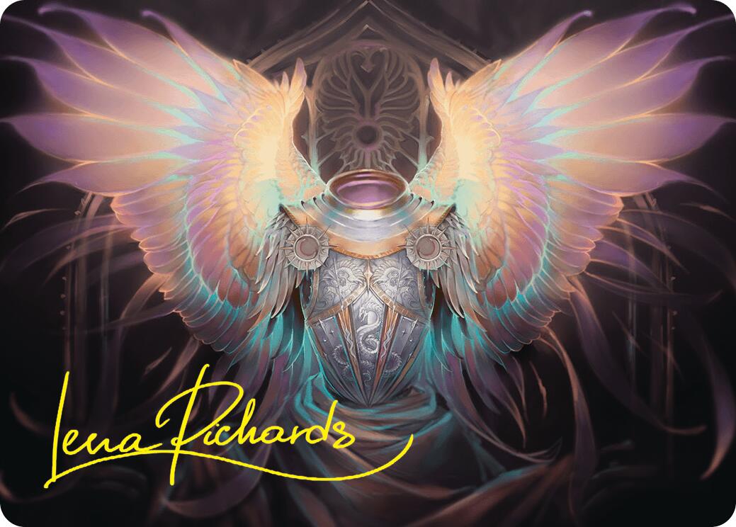 Celestial Armor Art Card (2/54) (Gold-Stamped Signature) [Foundations Art Series] | Total Play