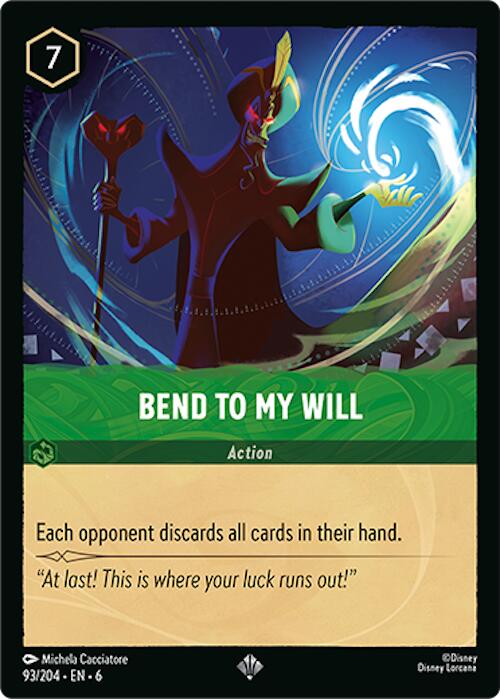 Bend to My Will (93/204) [Azurite Sea] | Total Play