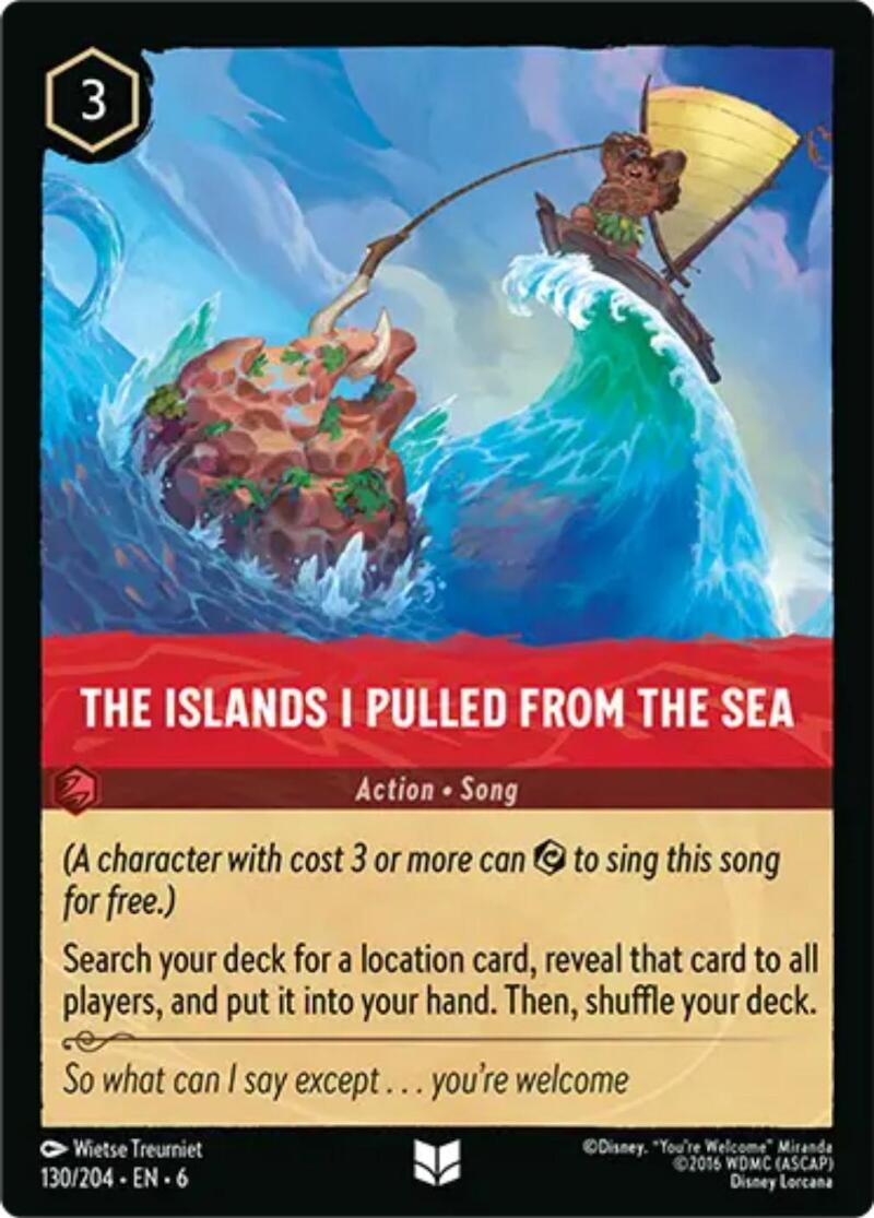 The Islands I Pulled From The Sea (130/204) [Azurite Sea] | Total Play