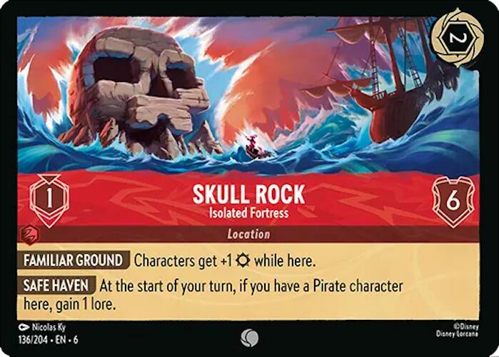 Skull Rock - Isolated Fortress (136/204) [Azurite Sea] | Total Play