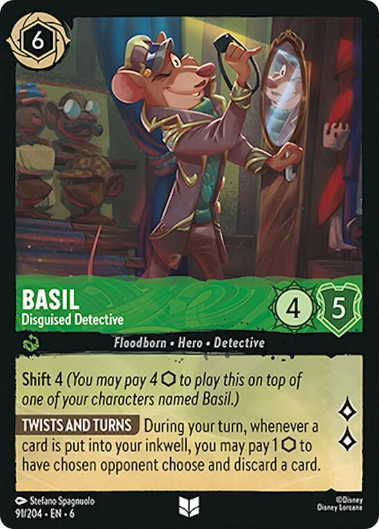 Basil - Disguised Detective (91/204) [Azurite Sea] | Total Play