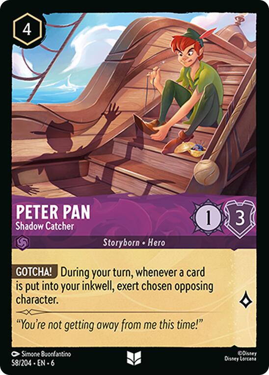 Peter Pan - Shadow Catcher (58/204) [Azurite Sea] | Total Play