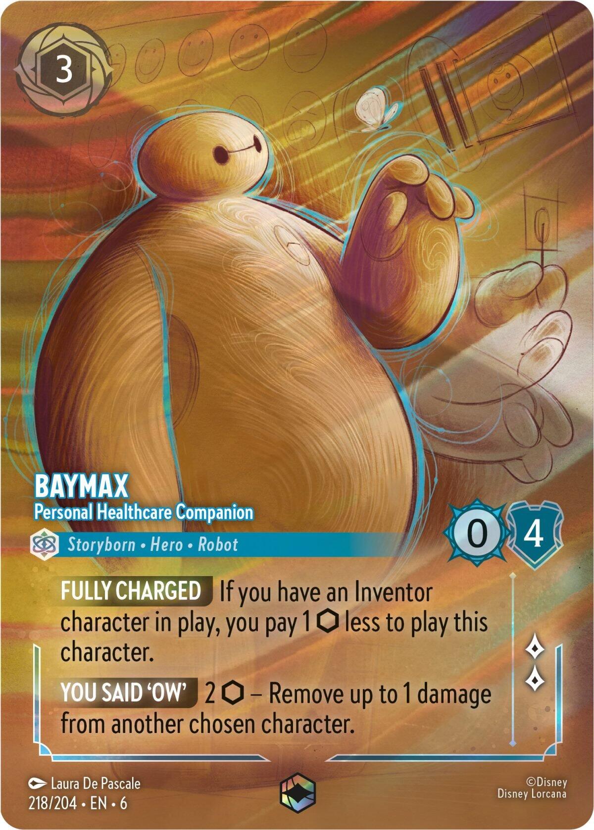 Baymax - Personal Healthcare Companion (Enchanted) (218/204) [Azurite Sea] | Total Play