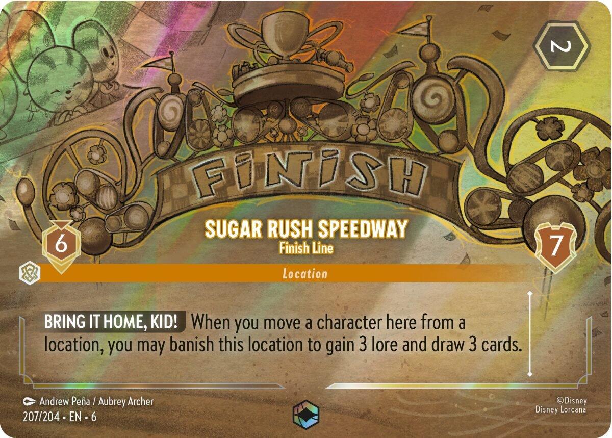 Sugar Rush Speedway - Finish Line (Enchanted) (207/204) [Azurite Sea] | Total Play