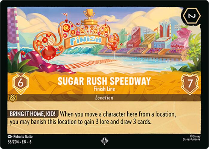 Sugar Rush Speedway - Finish Line (35/204) [Azurite Sea] | Total Play