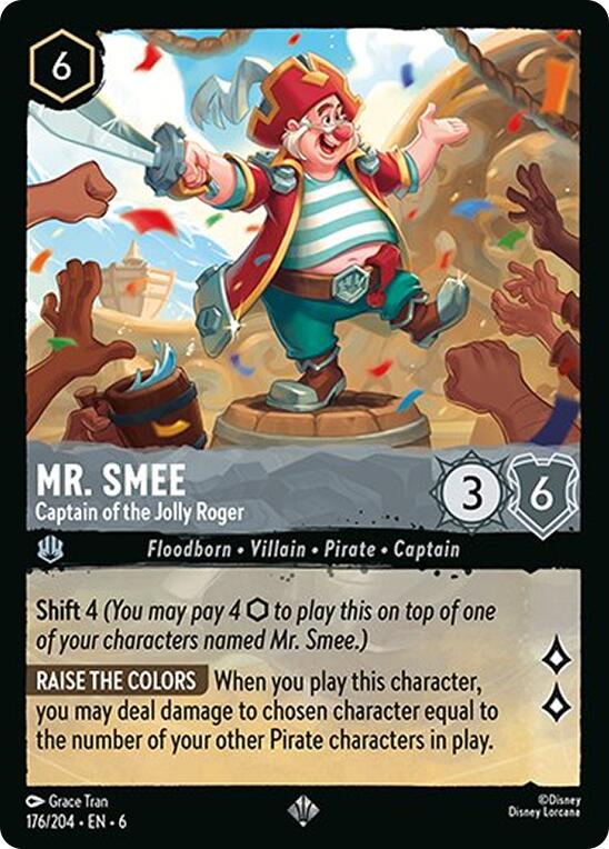 Mr. Smee - Captain of the Jolly Roger (176/204) [Azurite Sea] | Total Play