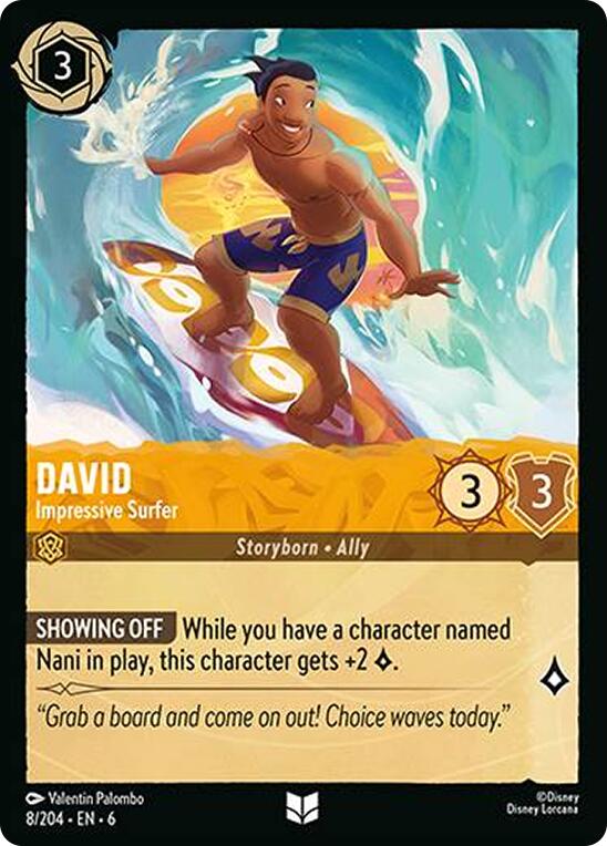 David - Impressive Surfer (8/204) [Azurite Sea] | Total Play