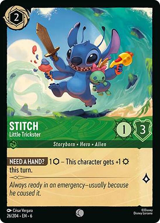 Stitch - Little Trickster (26/204) [Azurite Sea] | Total Play