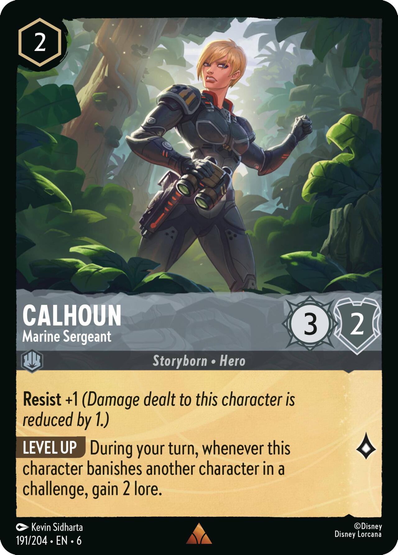 Calhoun - Marine Sergeant (191/204) [Azurite Sea] | Total Play