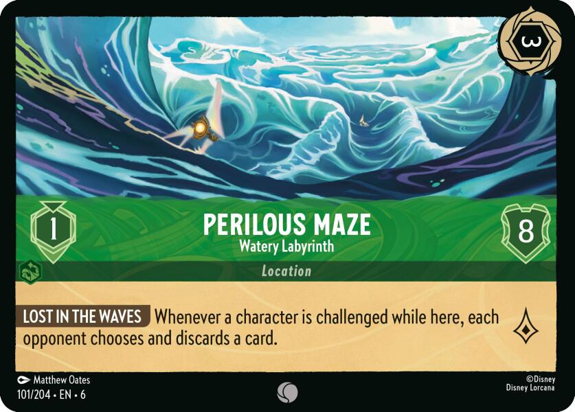 Perilous Maze - Watery Labyrinth (101/204) [Azurite Sea] | Total Play