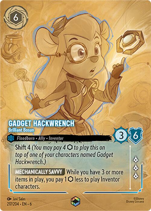 Gadget Hackwrench - Brilliant Bosun (Enchanted) (217/204) [Azurite Sea] | Total Play