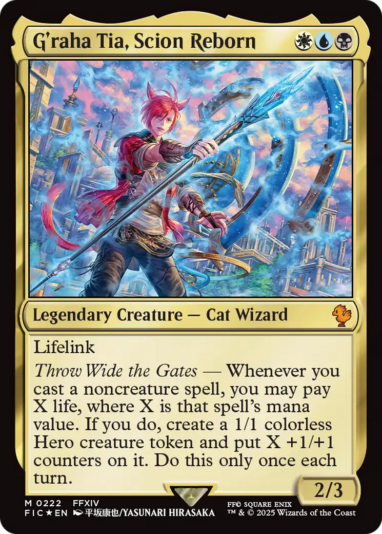G'raha Tia, Scion Reborn (Surge Foil) [FINAL FANTASY Commander] | Total Play