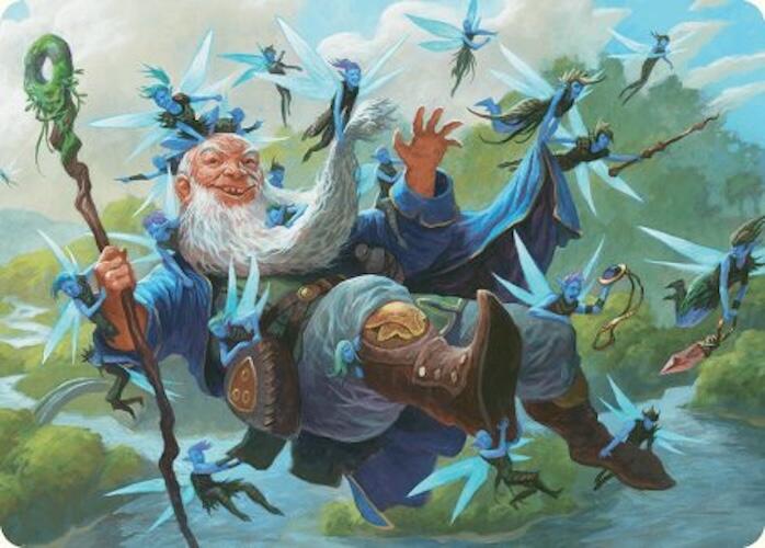 Mischievous Mystic Art Card (7/54) [Foundations Art Series] | Total Play