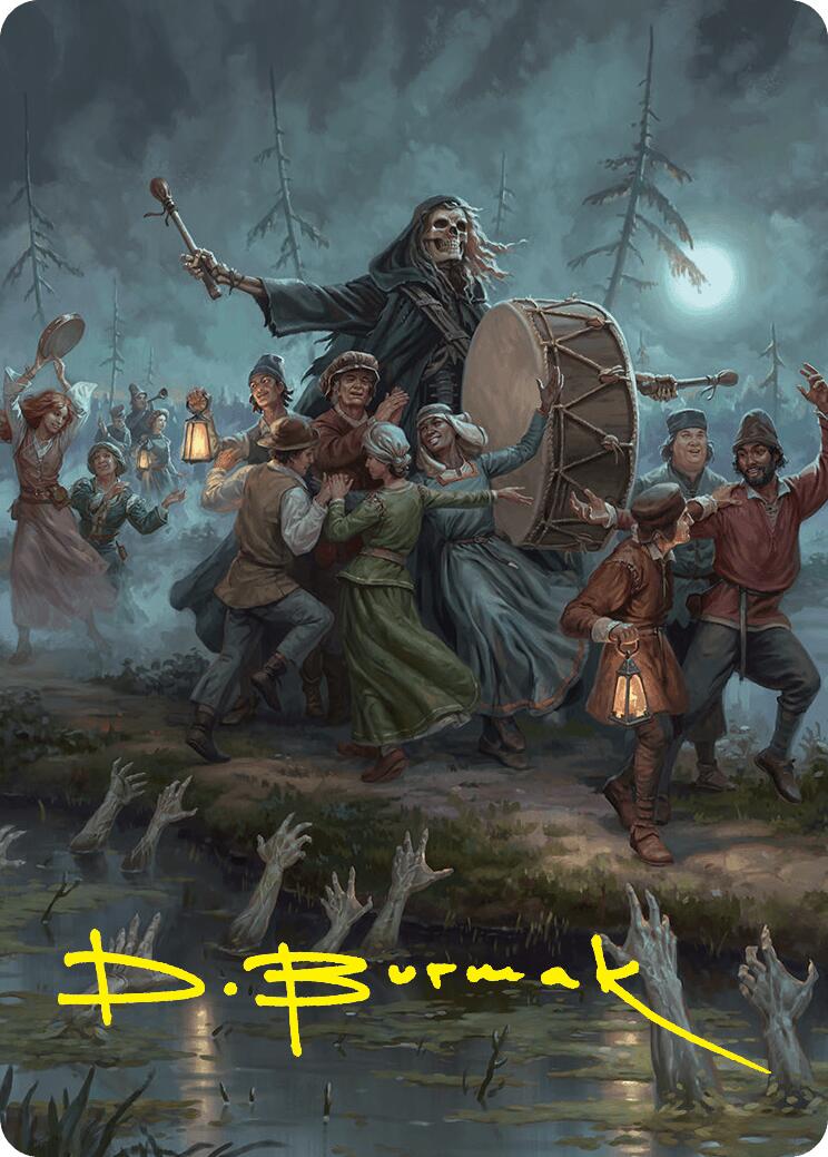Blasphemous Edict Art Card (35/54) (Gold-Stamped Signature) [Foundations Art Series] | Total Play
