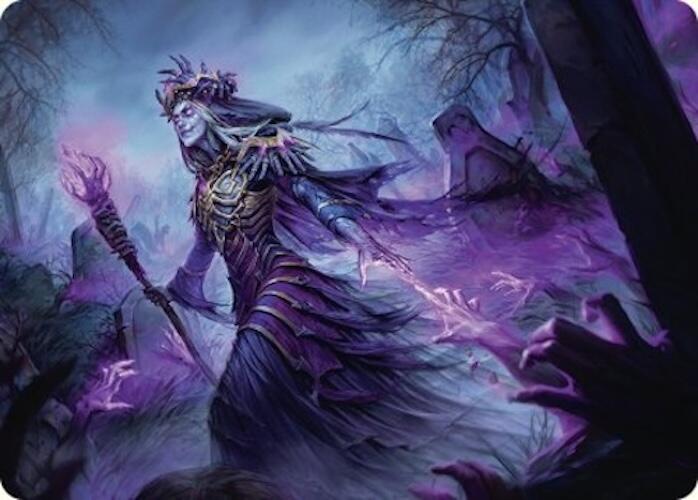 Zul Ashur, Lich Lord Art Card (10/54) [Foundations Art Series] | Total Play