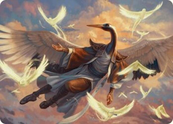 Kykar, Zephyr Awakener Art Card (16/54) [Foundations Art Series] | Total Play