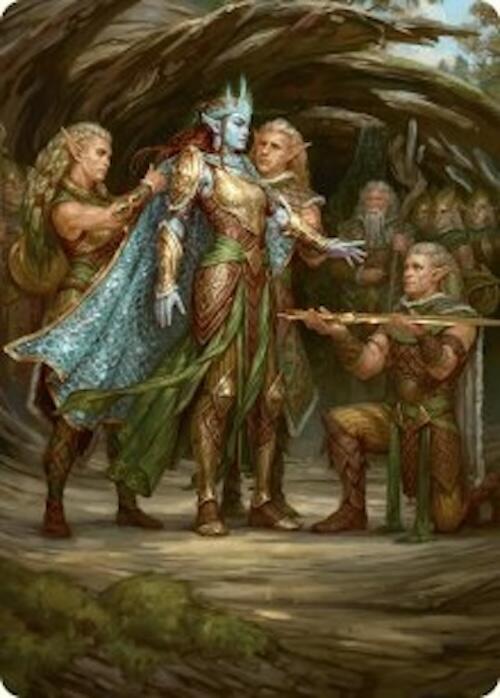 Lathril, Blade of the Elves Art Card (48/54) [Foundations Art Series] | Total Play