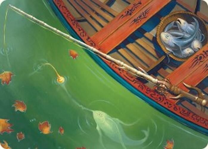 Fishing Pole Art Card (18/54) [Foundations Art Series] | Total Play