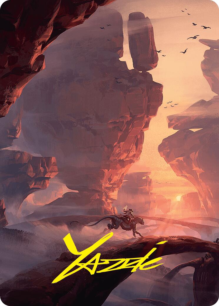 Mountain Art Card (24/54) (Gold-Stamped Signature) [Foundations Art Series] | Total Play