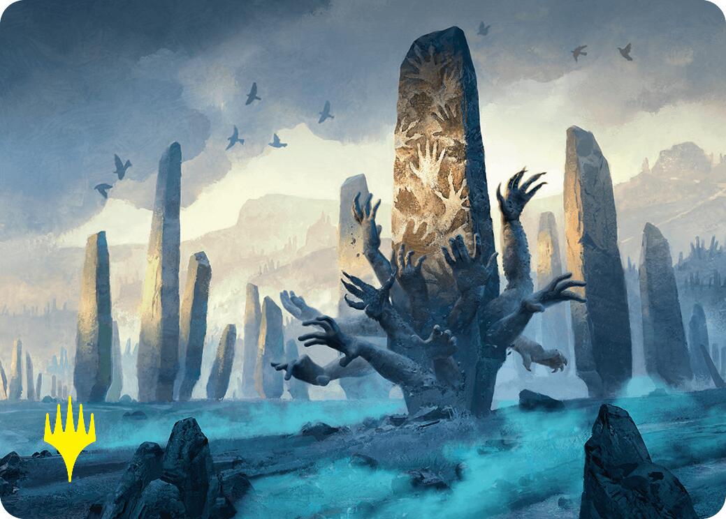 Soulstone Sanctuary Art Card (19/54) (Gold-Stamped Signature) [Foundations Art Series] | Total Play