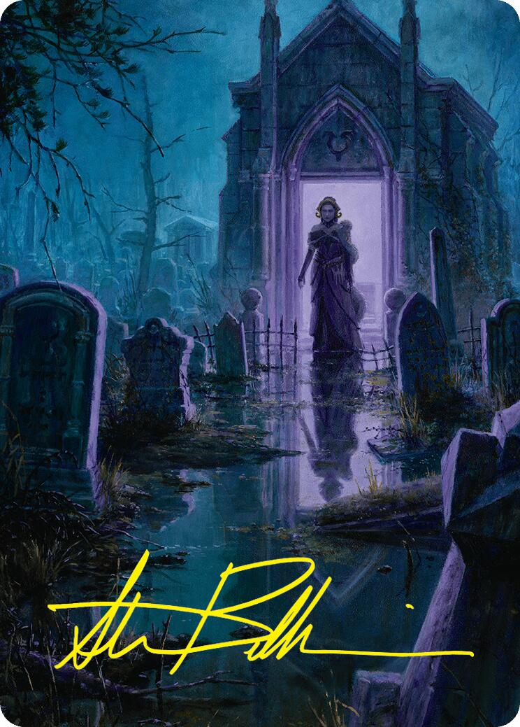 Swamp Art Card (23/54) (Gold-Stamped Signature) [Foundations Art Series] | Total Play
