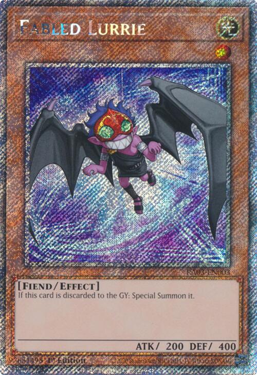 Fabled Lurrie (Platinum Secret Rare) [RA03-EN003] Platinum Secret Rare | Total Play