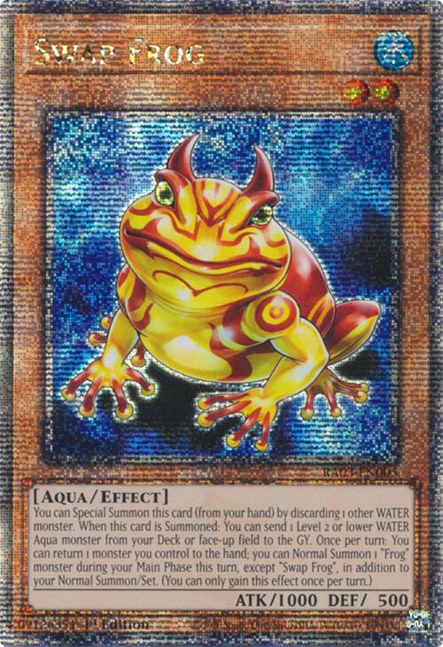 Swap Frog (Quarter Century Secret Rare) [RA03-EN005] Quarter Century Secret Rare | Total Play