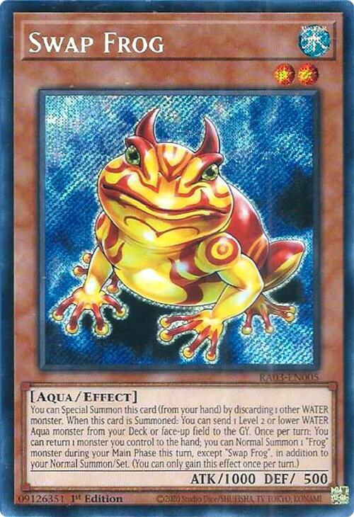 Swap Frog (Secret Rare) [RA03-EN005] Secret Rare | Total Play