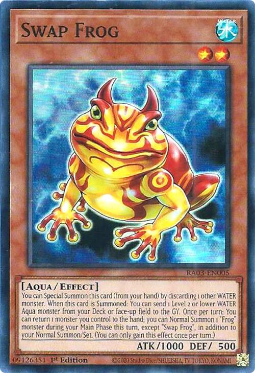 Swap Frog [RA03-EN005] Super Rare | Total Play