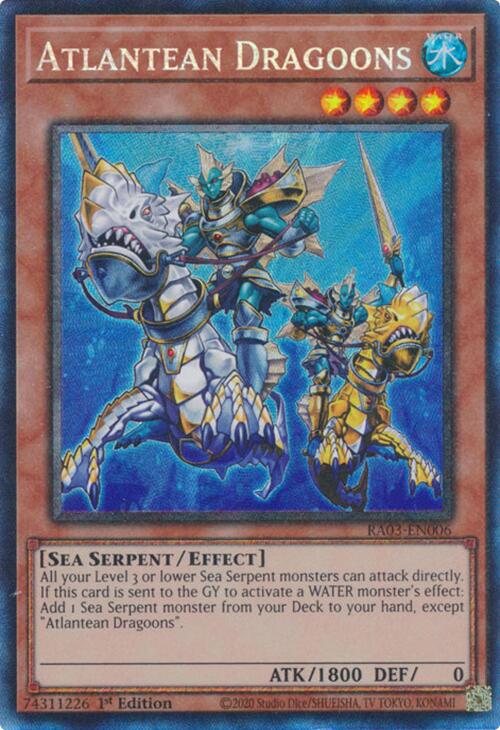 Atlantean Dragoons (CR) [RA03-EN006] Prismatic Collector's Rare | Total Play