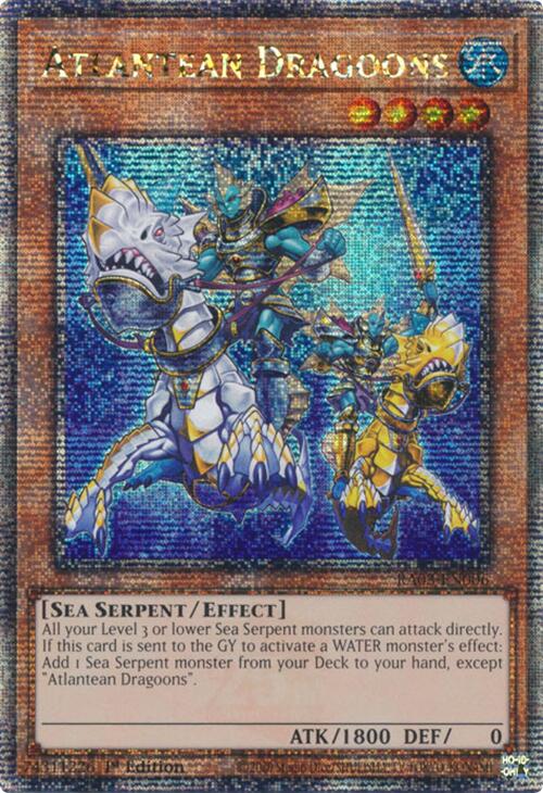 Atlantean Dragoons (Quarter Century Secret Rare) [RA03-EN006] Quarter Century Secret Rare | Total Play