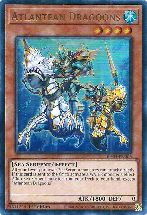 Atlantean Dragoons (UR) [RA03-EN006] Ultra Rare | Total Play