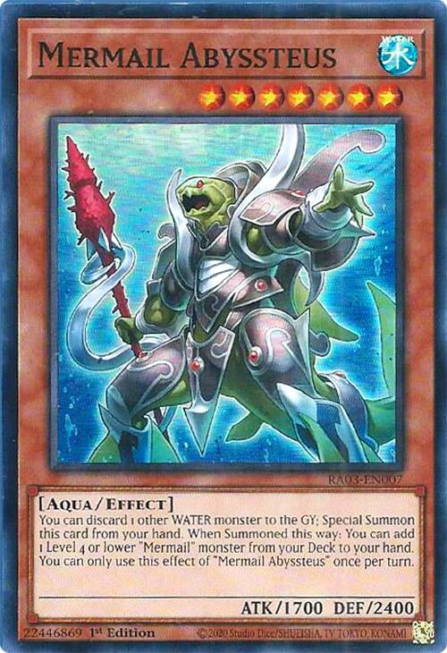 Mermail Abyssteus [RA03-EN007] Super Rare | Total Play