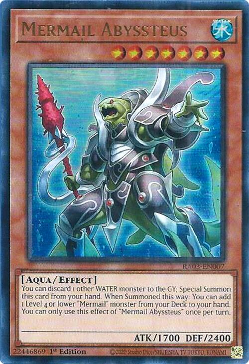 Mermail Abyssteus (UR) [RA03-EN007] Ultra Rare | Total Play
