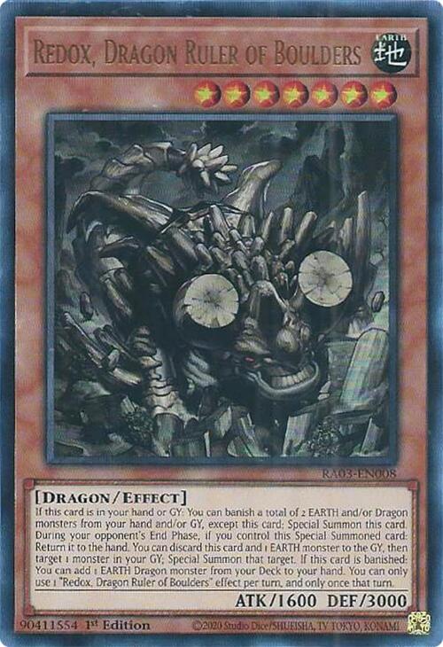 Redox, Dragon Ruler of Boulders (UR) [RA03-EN008] Ultra Rare | Total Play