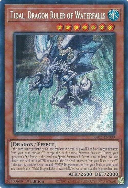 Tidal, Dragon Ruler of Waterfalls (Secret Rare) [RA03-EN009] Secret Rare | Total Play