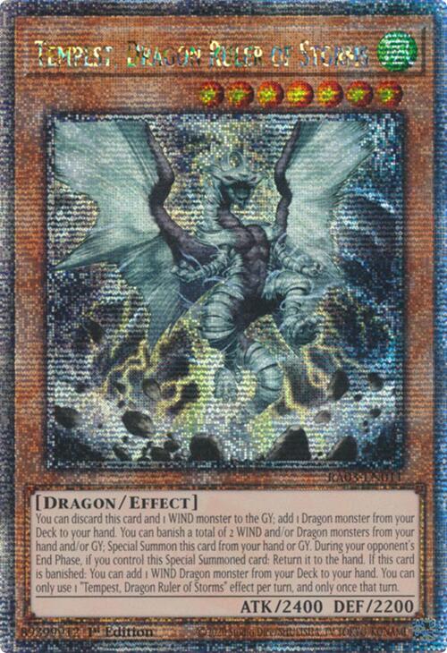 Tempest, Dragon Ruler of Storms (Quarter Century Secret Rare) [RA03-EN011] Quarter Century Secret Rare | Total Play