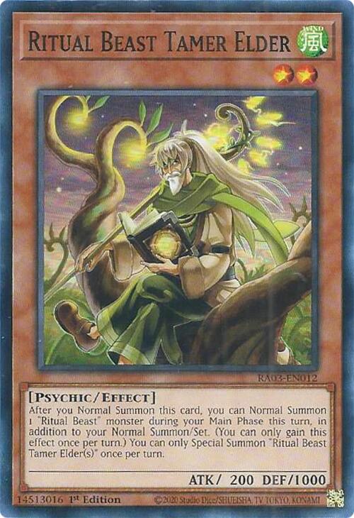 Ritual Beast Tamer Elder [RA03-EN012] Super Rare | Total Play