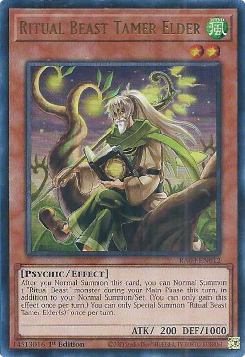 Ritual Beast Tamer Elder (UR) [RA03-EN012] Ultra Rare | Total Play