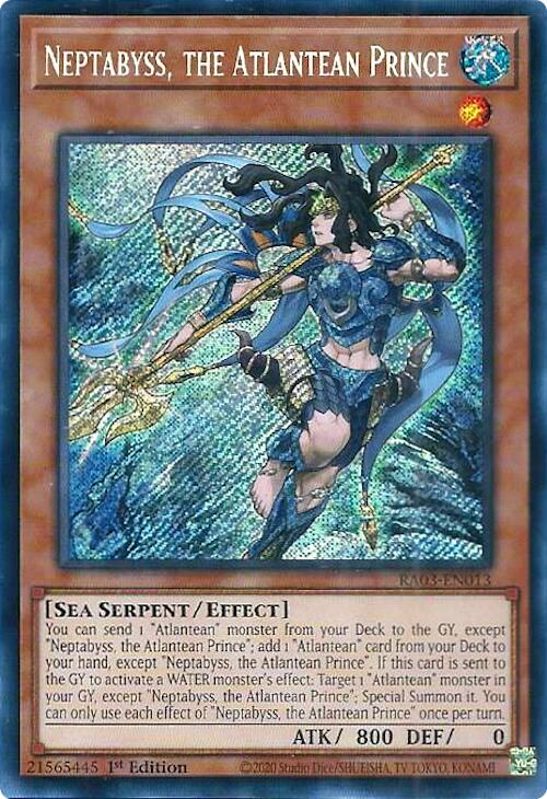 Neptabyss, the Atlantean Prince (Secret Rare) [RA03-EN013] Secret Rare | Total Play