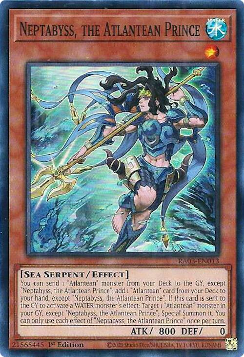 Neptabyss, the Atlantean Prince [RA03-EN013] Super Rare | Total Play